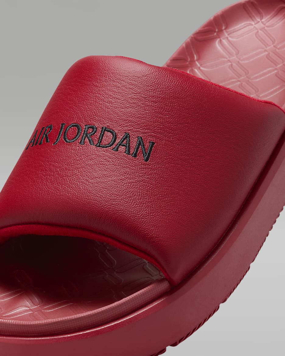 Red slides womens store